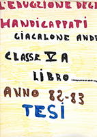 Tesi di Andrea Giacalone